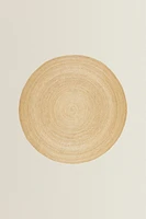 ROUND JUTE AREA RUG