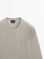 Lightweight 100% linen knit sweater