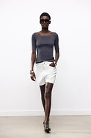 SQUARE NECK SHIRT