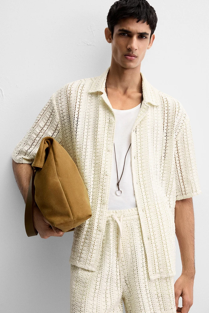 CHEMISE STRUCTURE CROCHET