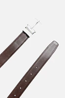 REVERSIBLE LEATHER BELT