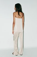 TOP SATINÉ BUSTIER