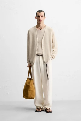 GILET STRUCTURÉ AVEC LIN