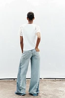 EMBROIDERED SLEEVE T-SHIRT