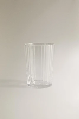 VERRE À SODA RECYCLABLE LIGNES