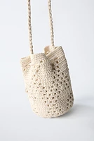 CROCHET CROSSBODY BAG WITH MARINE DETAILS