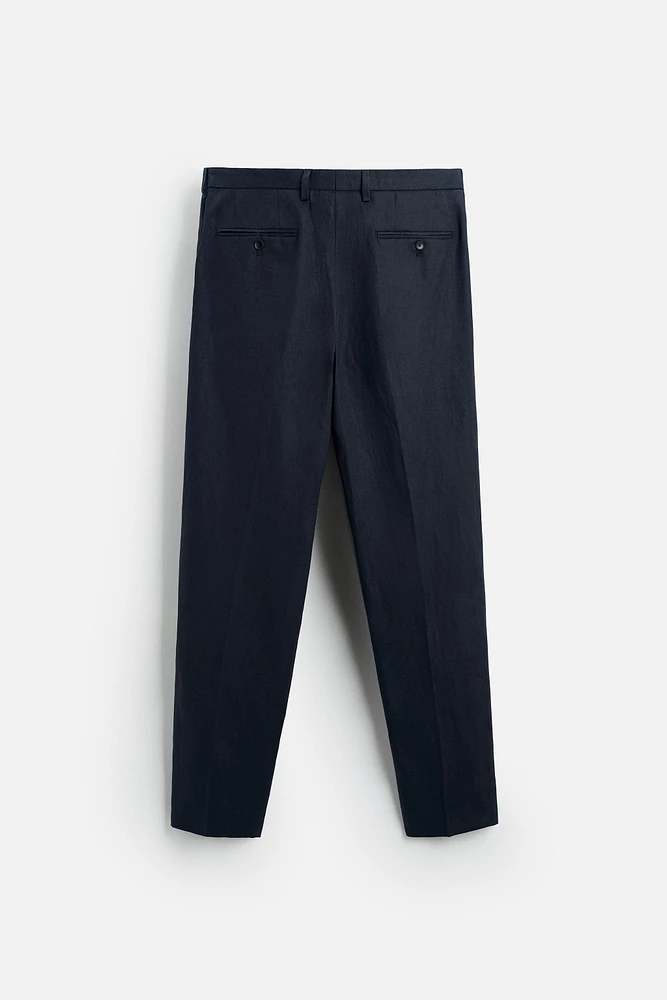 SUIT PANTS 100% LINEN