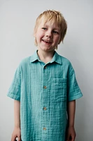 CHEMISE TEXTURÉE À POCHE