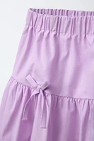 LITTLE BOWS BALLOON SKIRT