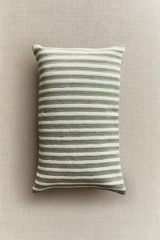 JUTE THROW PILLOW COVER