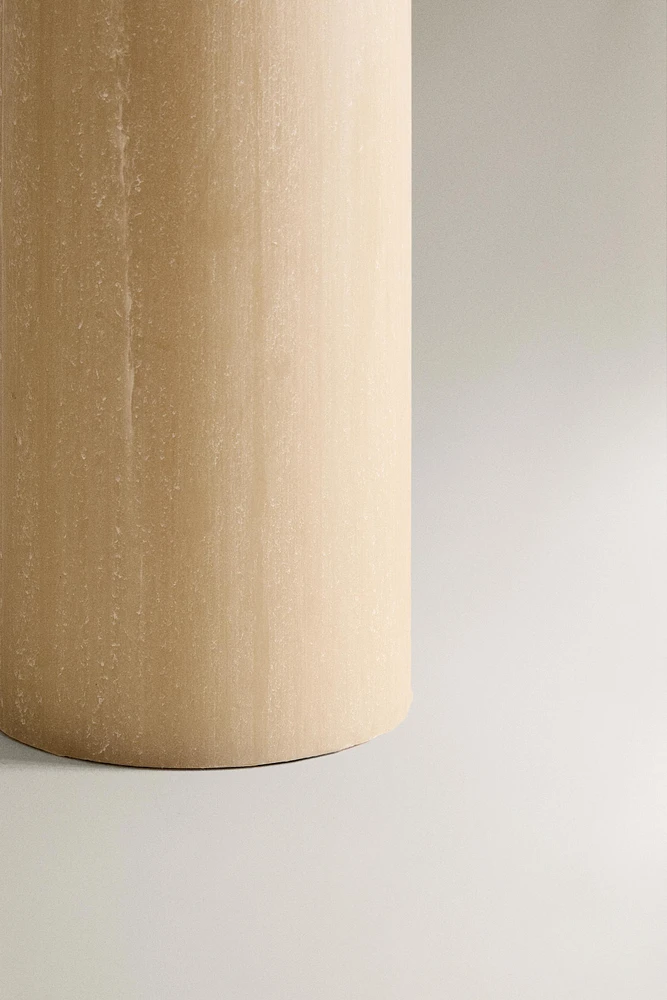 LONG CYLINDRICAL DECORATIVE CANDLE