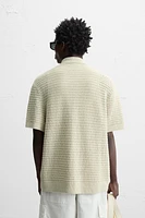 CROCHET TEXTURED SHIRT