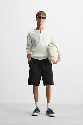 SEAMED JOGGING SHORTS