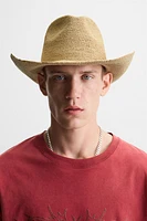RAFFIA HAT