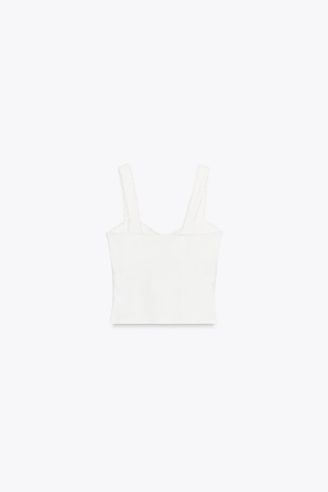 TOP CORSETERIE DENTELLE