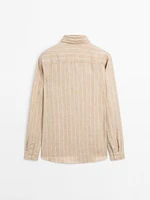 Regular fit double-stripe shirt