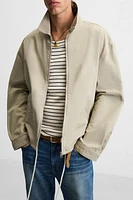 VESTE RELAXED FIT EN COTON