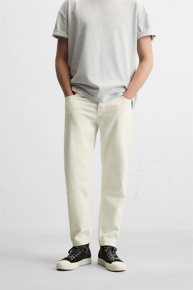 SLIM CROPPED FIT JEANS