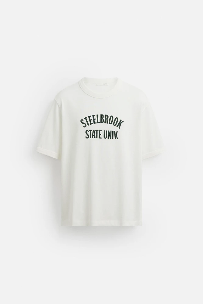 T-SHIRT INSCRIPTION RIB