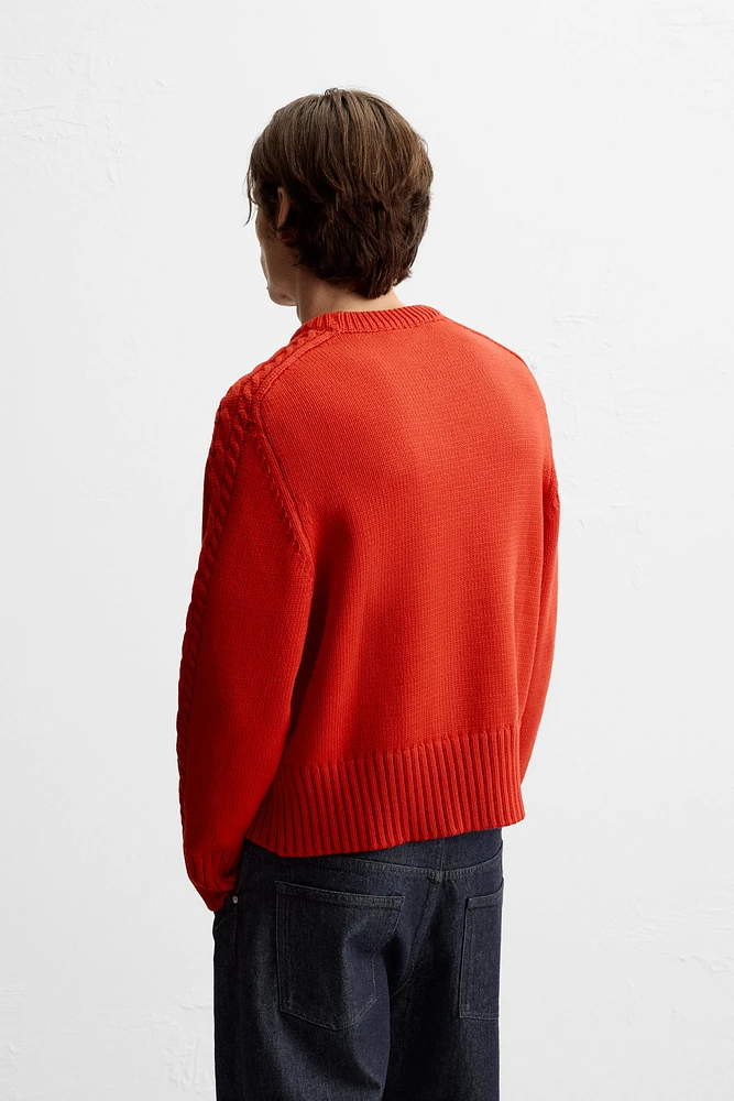 CABLE-KNIT SWEATER LIMITED EDITION