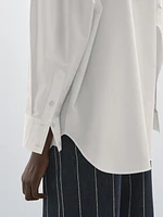 Chemise 100 % coton avec coutures