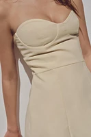 STRAPLESS MINI DRESS