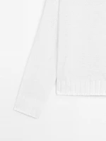 Pull en maille 100 % lin
