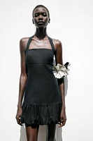 ROBE MINI BAS BOUFFANT