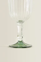VERRE À VIN RECYCLABLE RELIEF