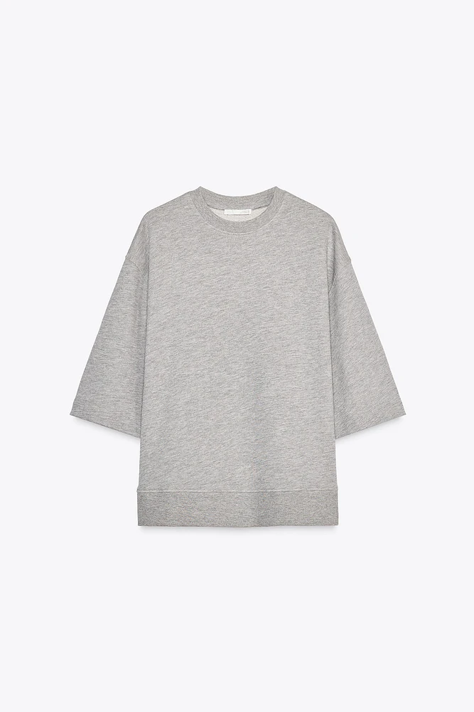 WASHED OVERSIZED SWEATSHIRT