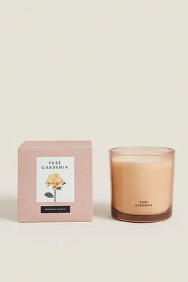 (400 G) PURE GARDENIA SCENTED CANDLE