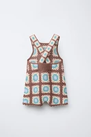 CROCHET KNIT OVERALLS