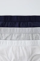 6-14 YEARS/ THREE-PACK OF TEXT UNDERWEAR