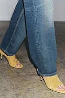 MULES À TALONS EN CUIR