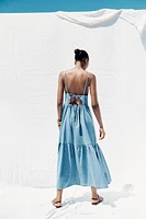 BOW MIDI DRESS