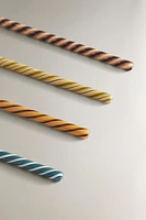 LOT CUILLÈRES VERRE SPIRALE (LOT DE 4)