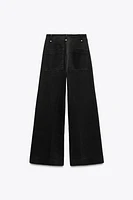 ZW COLLECTION HIGH WAIST WIDE LEG JEANS