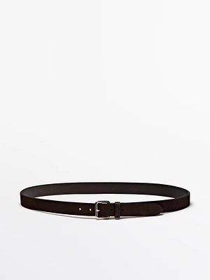 Ceinture cuir nubuck