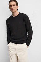 PULL BASIQUE EN MAILLE PERLÉE