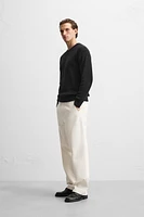 PULL BASIQUE EN MAILLE PERLÉE