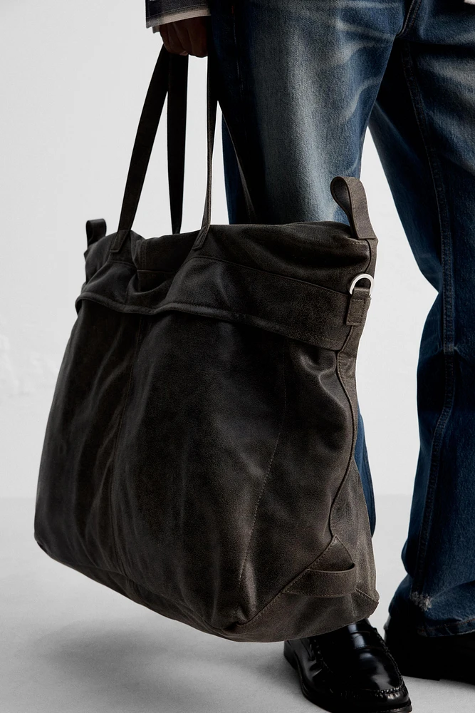 LEATHER TOTE BAG