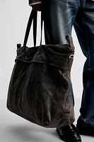 LEATHER TOTE BAG