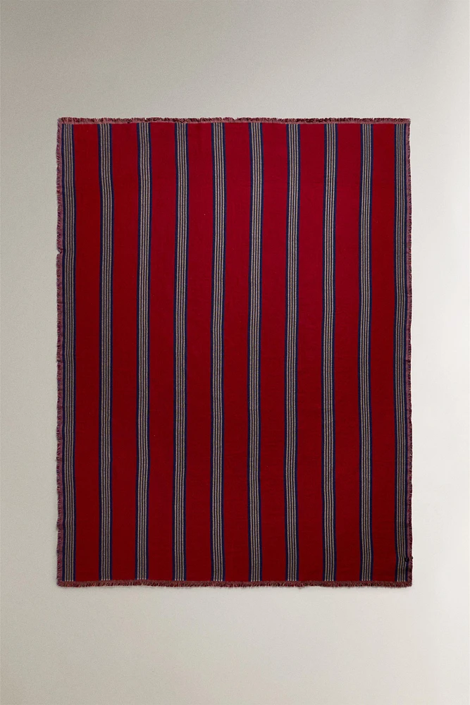 PLAID COTON RAYURES