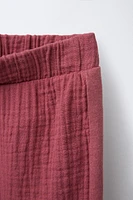 ENSEMBLE DE JOGGING POLO ET BERMUDA TEXTURÉ