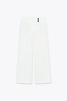 PANTALON LARGE TAILLE CROISÉE