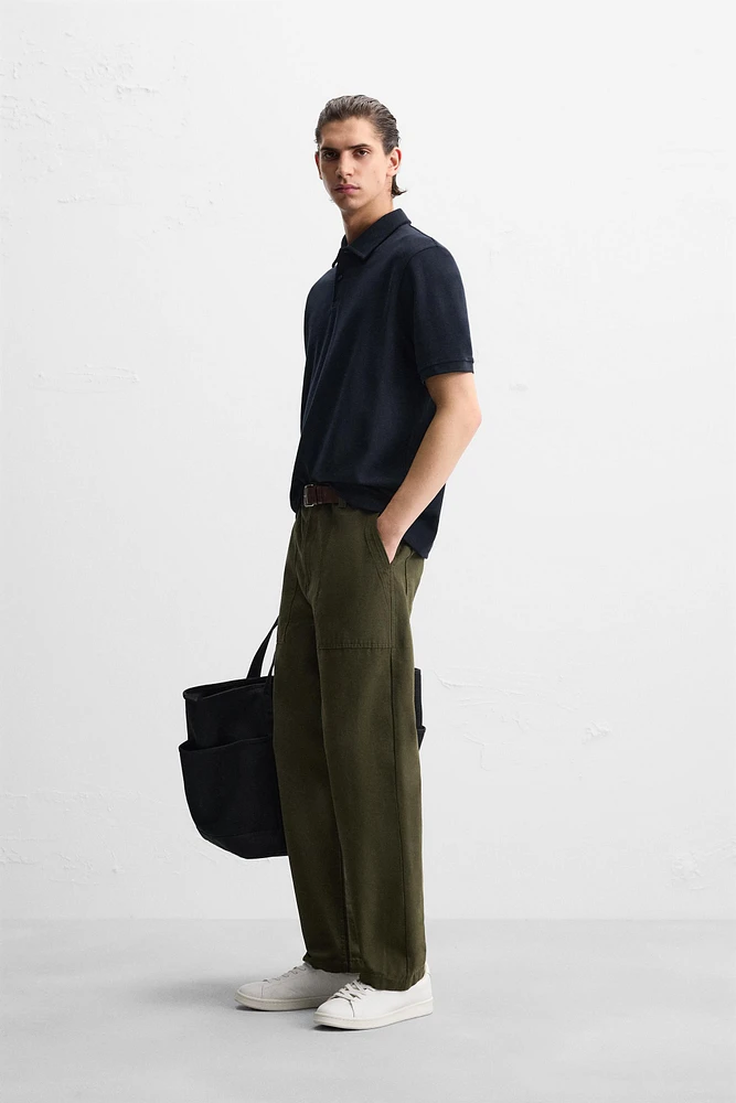 TEXTURED POLO