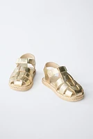 JUTE FISHERMAN SANDALS