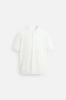 KNIT COTTON POLO SHIRT