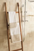 COTTON AND LINEN BATH TOWEL