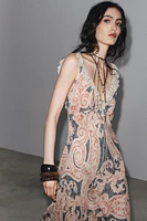 ZW COLLECTION PRINTED SLIP DRESS